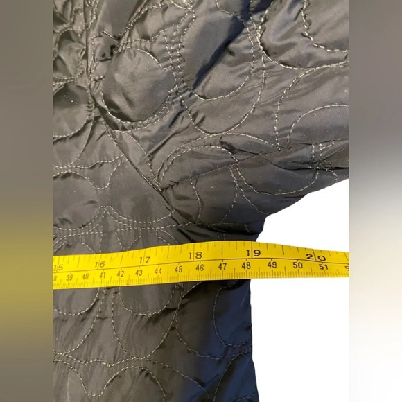 Coach Quilted CC Logo Jacket Coat - Picture 8 of 9